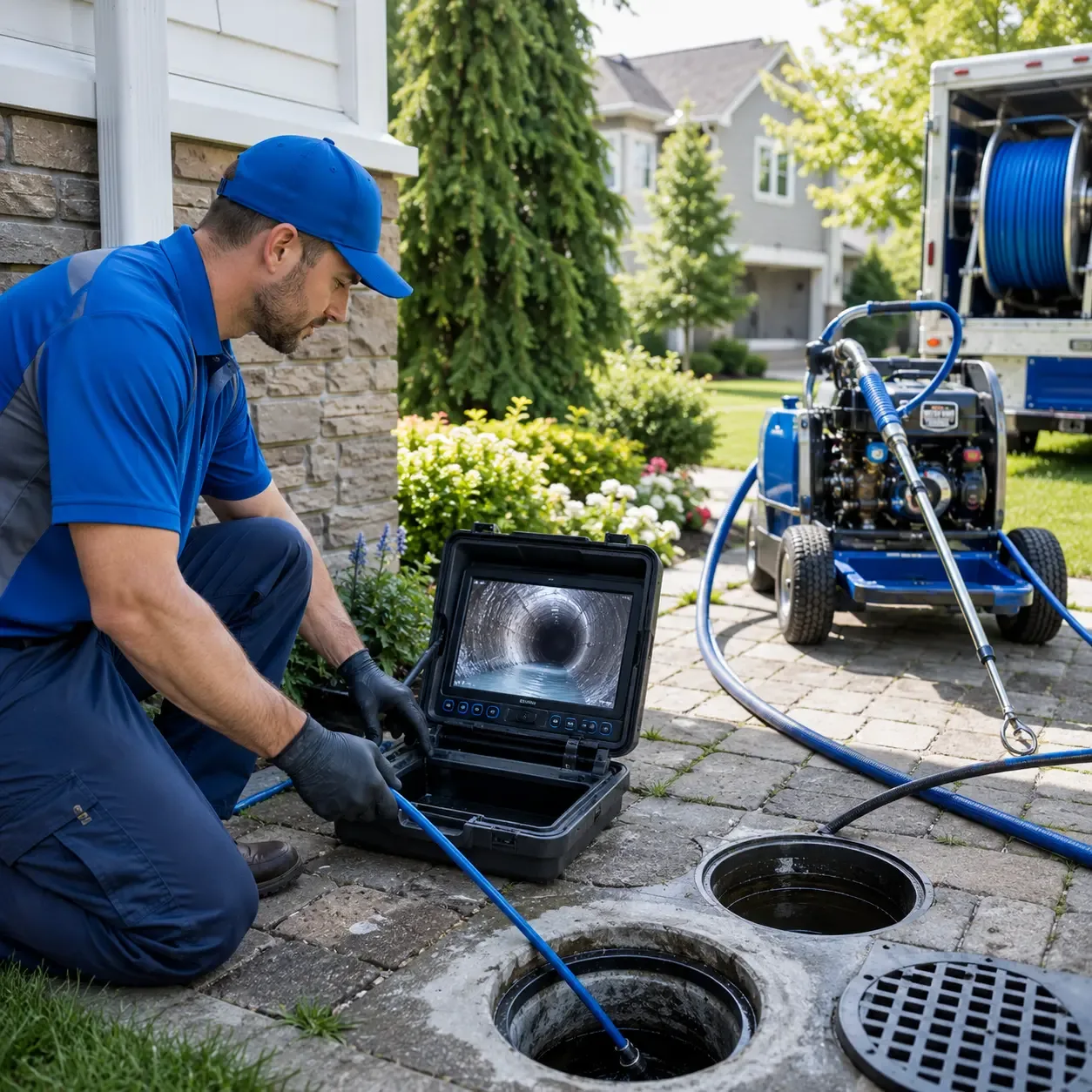 Outdoor drain cleaning professionals serving Whitehall, NY